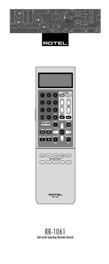 megatel s remote control manual